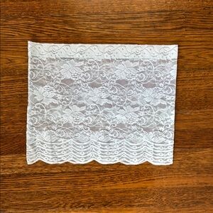 Pastel Green Lace Tube Top for Layering